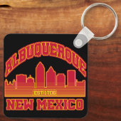 Porte-clés Albuquerque, Nouveau-Mexique (Verso)