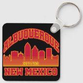 Porte-clés Albuquerque, Nouveau-Mexique (Dos)