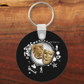 Porte-clés Alchimie des masques dramatiques (Recto)