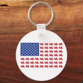 Porte-clés ALÉA-Drapeau À Cycle Automobile (Recto)