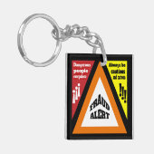 Porte-clés Alerte de fraude (Devant gauche)