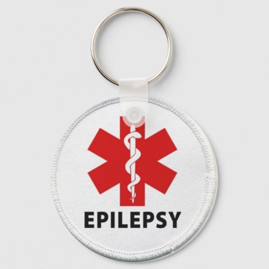 Porte-clés Alerte d'épilepsie (Recto)