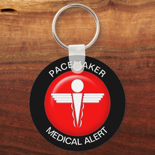 Porte-clés Alerte médicale Pacemaker (Recto)