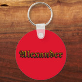 Porte-clés Alexander Key Ring (Recto)