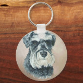 Porte-clés Alfie - schnauzer miniature (Recto)