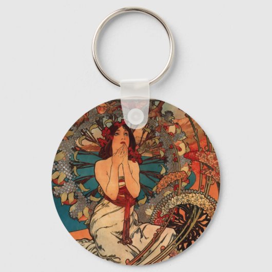 Porte-clés Alfons Mucha Monaco Monte Carlo (Recto)