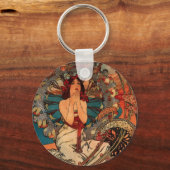 Porte-clés Alfons Mucha Monaco Monte Carlo (Recto)