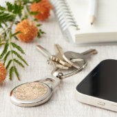 Porte-clés Alfonse Mucha Art Nouveau Peonies (Côté )