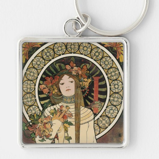 Porte-clés Alfonse Mucha Trappistine Nouveau (Devant)