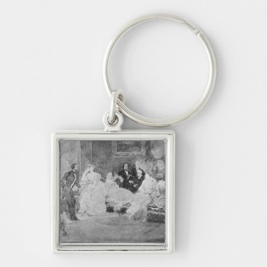 Porte-clés Alfred de Musset Eugene Delacroix (Devant)