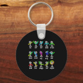 Porte-clés Algebra Dance Funny Graph Figures Math  (Recto)