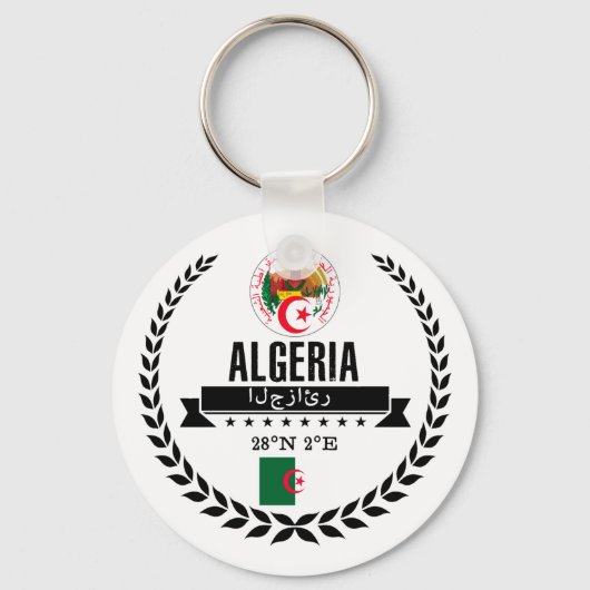 Porte-clés Algérie (Recto)