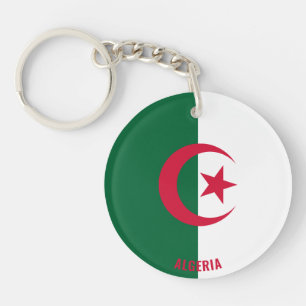 Porte-clés Algérie Drapeau charmant Porte - clé patriotique