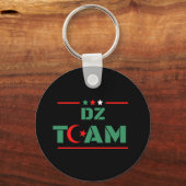 Porte-clés Algérie DZ Team Algérie DZ Couleurs Drapeau DZ Pow (Recto)