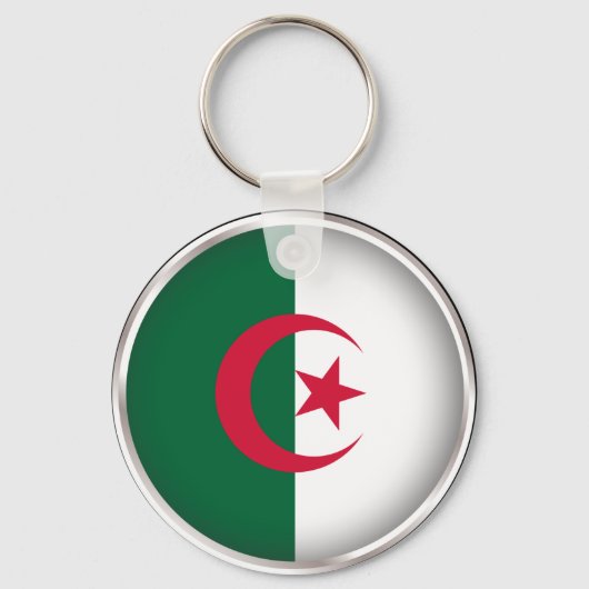 Porte-clés Algérie ronde (Recto)