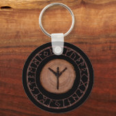 Porte-clés Algiz - Rune Aînée Futhark (Recto)