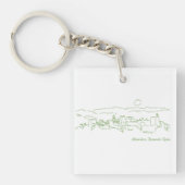 Porte-clés Alhambra coucher de soleil (Devant)