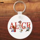 Porte-clés Alice à Wonderland et Friends (Recto)