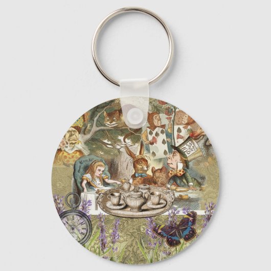 Porte-clés Alice Adventures in Wonderland Mad Tea Party (Recto)