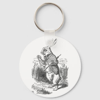 Porte-clés Alice au pays des merveilles : le lapin blanc vint