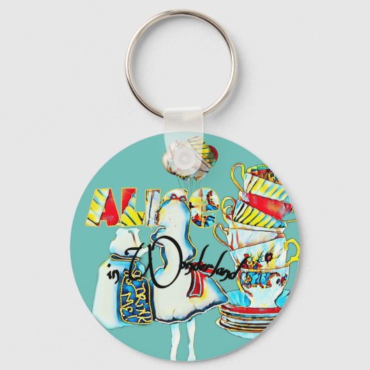 Porte-clés Alice au Wonderland (Recto)