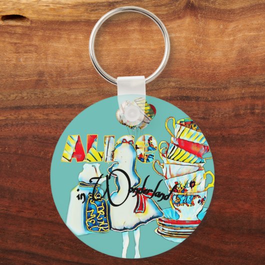 Porte-clés Alice au Wonderland (Recto)