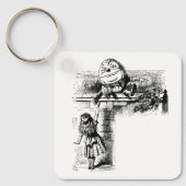 Porte-clés Alice au Wondlerand, Humpty Dumpty avec Alice (Recto)
