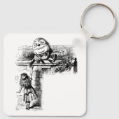Porte-clés Alice au Wondlerand, Humpty Dumpty avec Alice (Dos)