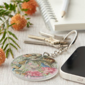 Porte-clés Alice Cheshire Chat Wonderland Tree Garden (Devant droit)