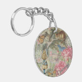 Porte-clés Alice Cheshire Chat Wonderland Tree Garden (Devant gauche)