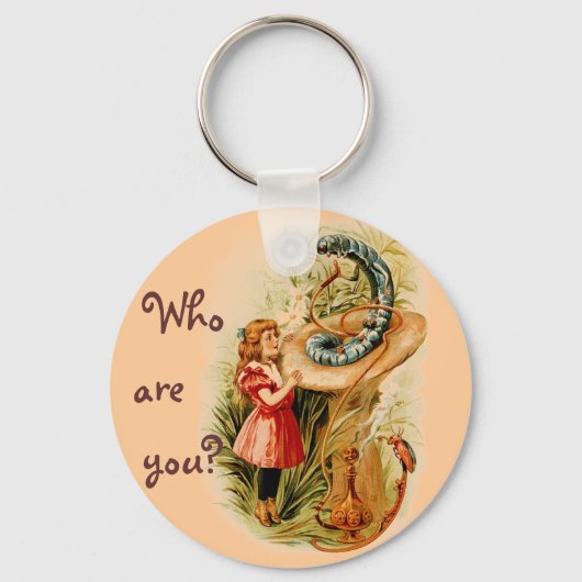 Porte-clés Alice et le Porte - clé Caterpillar (Recto)