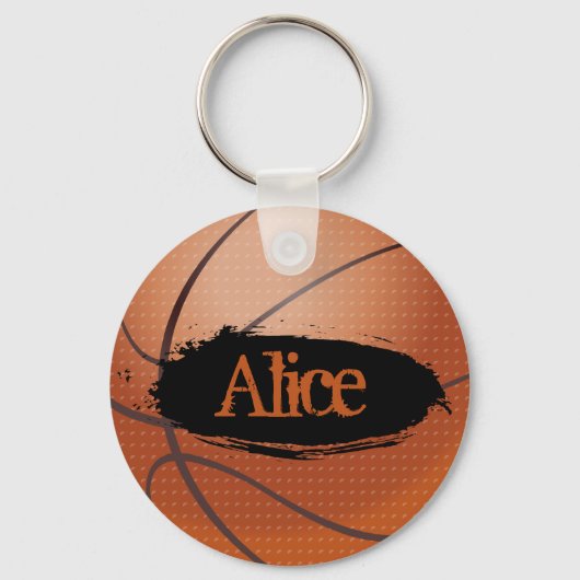 Porte-clés Alice Grunge Basketball Keychain / Keyring (Recto)