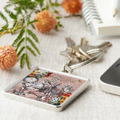 Porte-clés Alice rideau absurde merveilleuse (Côté)