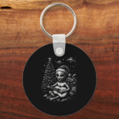 Porte-clés Alien aime Noël (Recto)