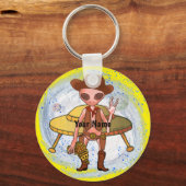 Porte-clés Alien Cowboy (Recto)