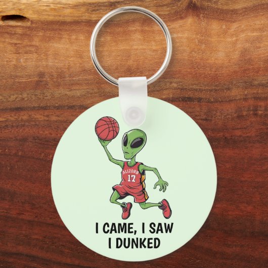 Porte-clés Alien de basket (Recto)