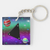 Porte-clés Alien d'enlèvement extra-terrestre (Dos)