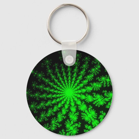 Porte-clés Alien Fractal Burst (Recto)