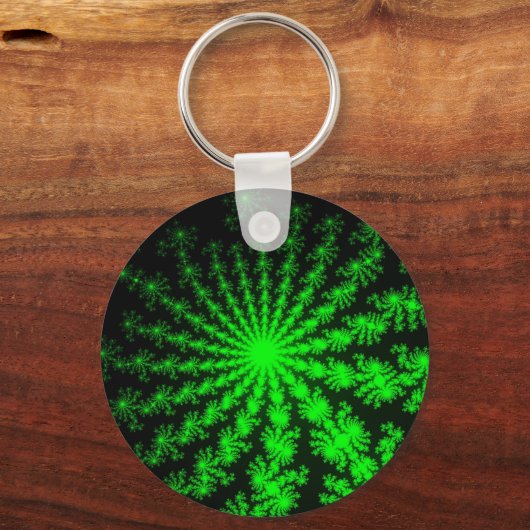 Porte-clés Alien Fractal Burst (Recto)