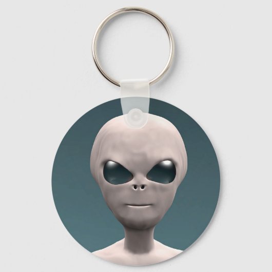 Porte-clés Alien gris (Recto)