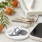 Porte-clés Alien gris, la vérité est là (Devant droit)