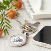 Porte-clés Alien gris, la vérité est là (Côté )