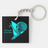 Porte-clés Alien gris, la vérité est là (Dos)