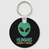 Porte-clés Alien Humains amusants n'est pas vraiment mignon U (Recto)