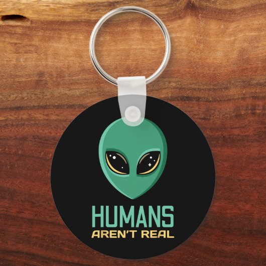Porte-clés Alien Humains amusants n'est pas vraiment mignon U (Recto)