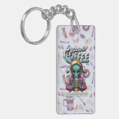 Porte-clés Alien ici pour le café (Devant gauche)