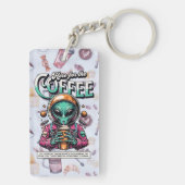 Porte-clés Alien ici pour le café (Dos)
