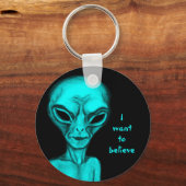 Porte-clés Alien, je veux croire (Recto)