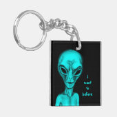 Porte-clés Alien, je veux croire (Devant gauche)