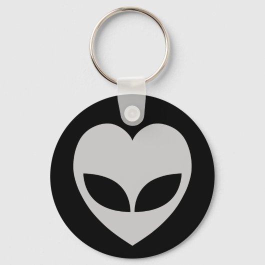 Porte-clés Alien Love Heart Keychain (Recto)